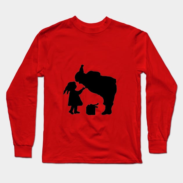 Santa's Beard Long Sleeve T-Shirt by PhoneticTees